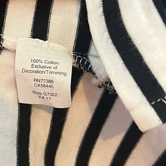 J. Crew Stripe Embroidered Bell Sleeve Top - Picture 5 of 5